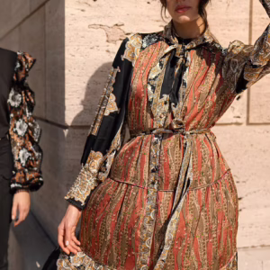 Abito Fantasia Lungo Amosa